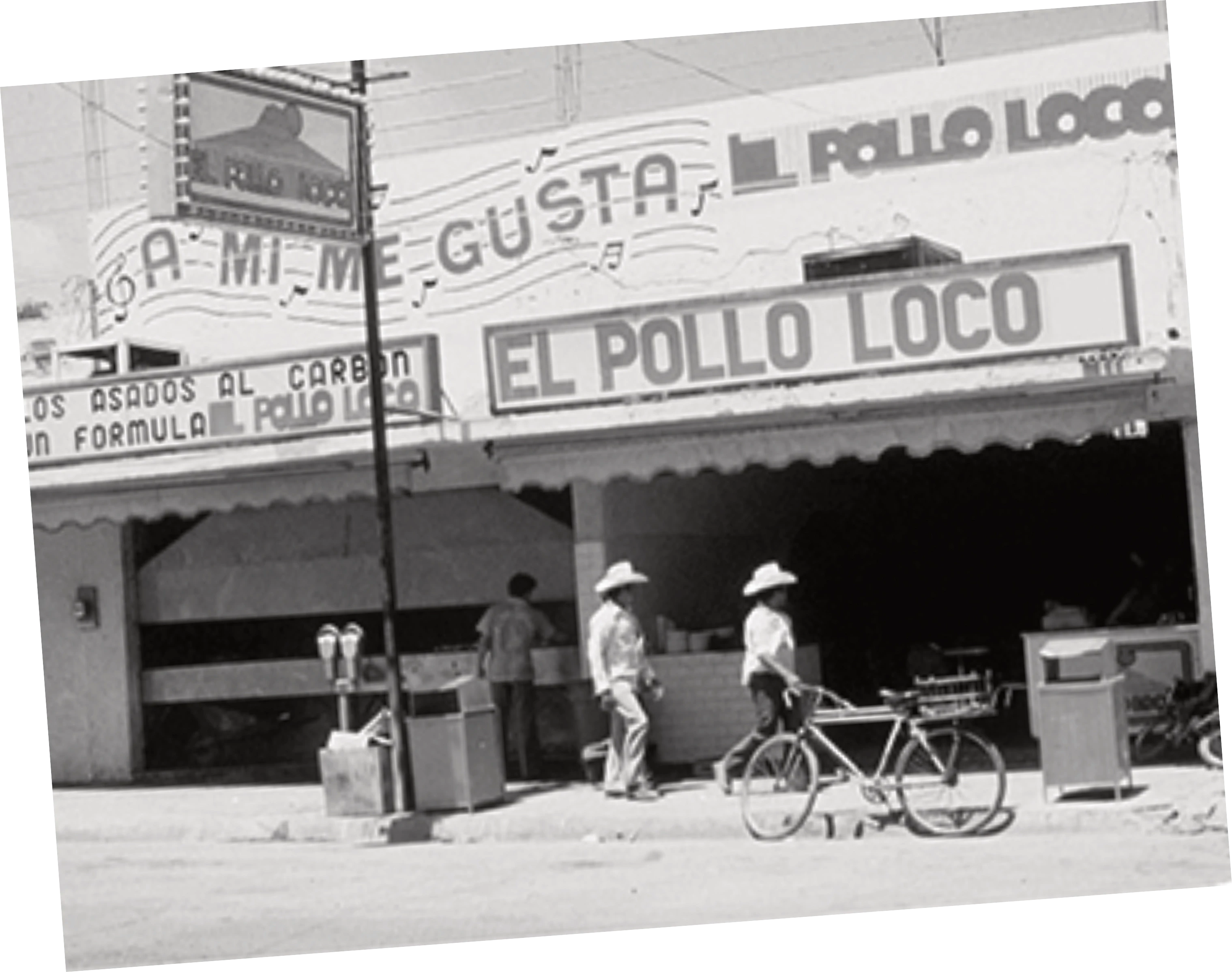 El primer local de El Pollo Loco